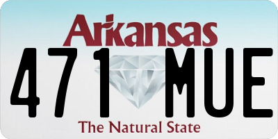 AR license plate 471MUE