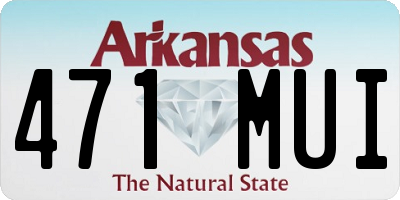 AR license plate 471MUI