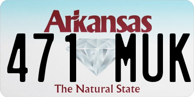 AR license plate 471MUK
