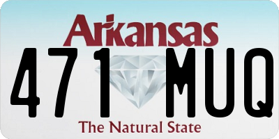 AR license plate 471MUQ