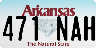 AR license plate 471NAH