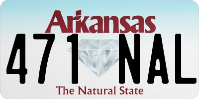 AR license plate 471NAL