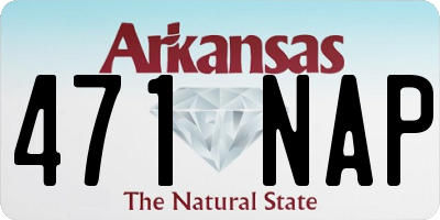 AR license plate 471NAP