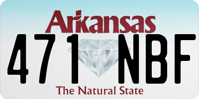 AR license plate 471NBF