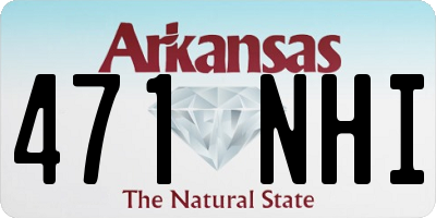AR license plate 471NHI