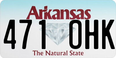 AR license plate 471OHK