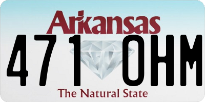 AR license plate 471OHM