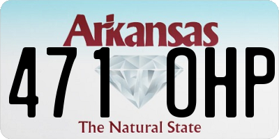AR license plate 471OHP