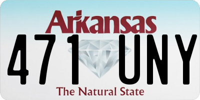 AR license plate 471UNY