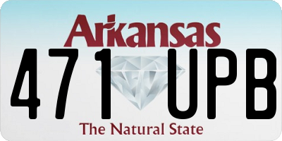AR license plate 471UPB
