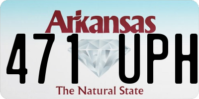AR license plate 471UPH