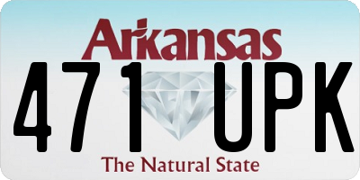 AR license plate 471UPK