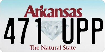 AR license plate 471UPP