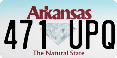 AR license plate 471UPQ
