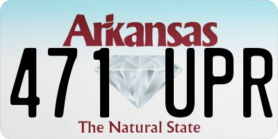 AR license plate 471UPR