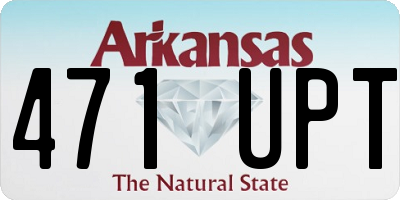 AR license plate 471UPT