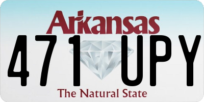 AR license plate 471UPY