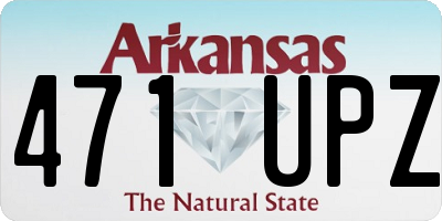 AR license plate 471UPZ
