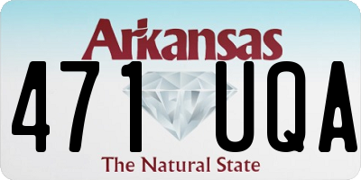 AR license plate 471UQA