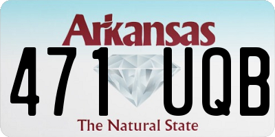 AR license plate 471UQB