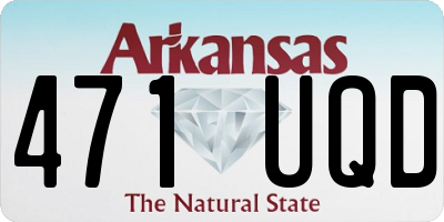 AR license plate 471UQD