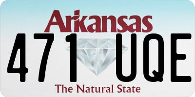 AR license plate 471UQE