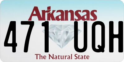 AR license plate 471UQH