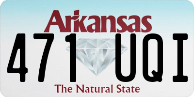 AR license plate 471UQI