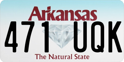 AR license plate 471UQK