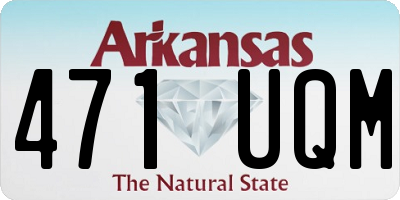 AR license plate 471UQM