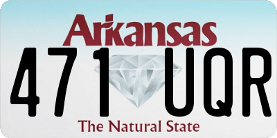 AR license plate 471UQR