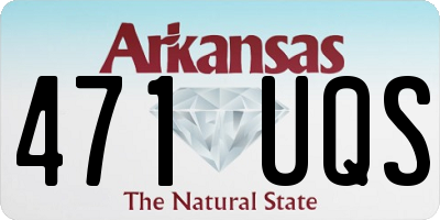 AR license plate 471UQS