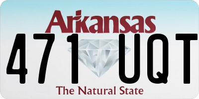 AR license plate 471UQT