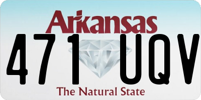 AR license plate 471UQV