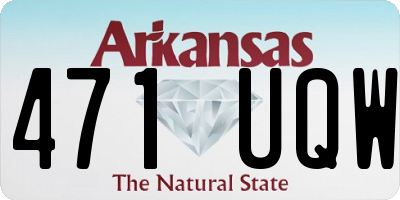 AR license plate 471UQW