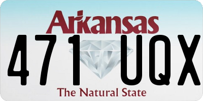 AR license plate 471UQX