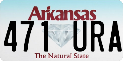 AR license plate 471URA