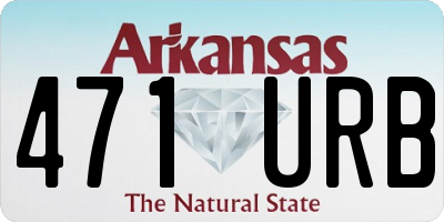 AR license plate 471URB