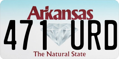 AR license plate 471URD