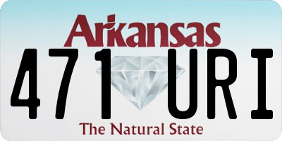 AR license plate 471URI