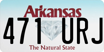 AR license plate 471URJ