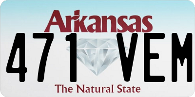 AR license plate 471VEM