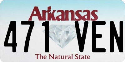 AR license plate 471VEN