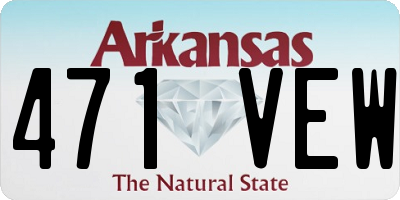 AR license plate 471VEW