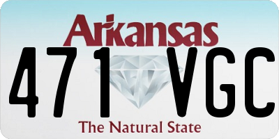 AR license plate 471VGC