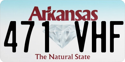 AR license plate 471VHF