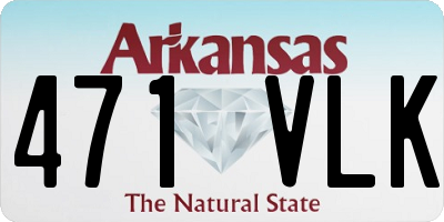 AR license plate 471VLK