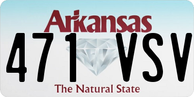 AR license plate 471VSV