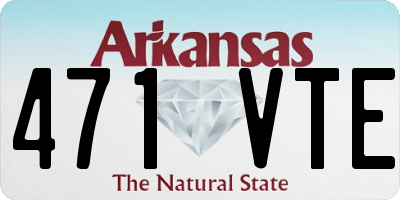 AR license plate 471VTE