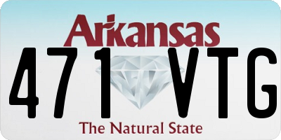 AR license plate 471VTG